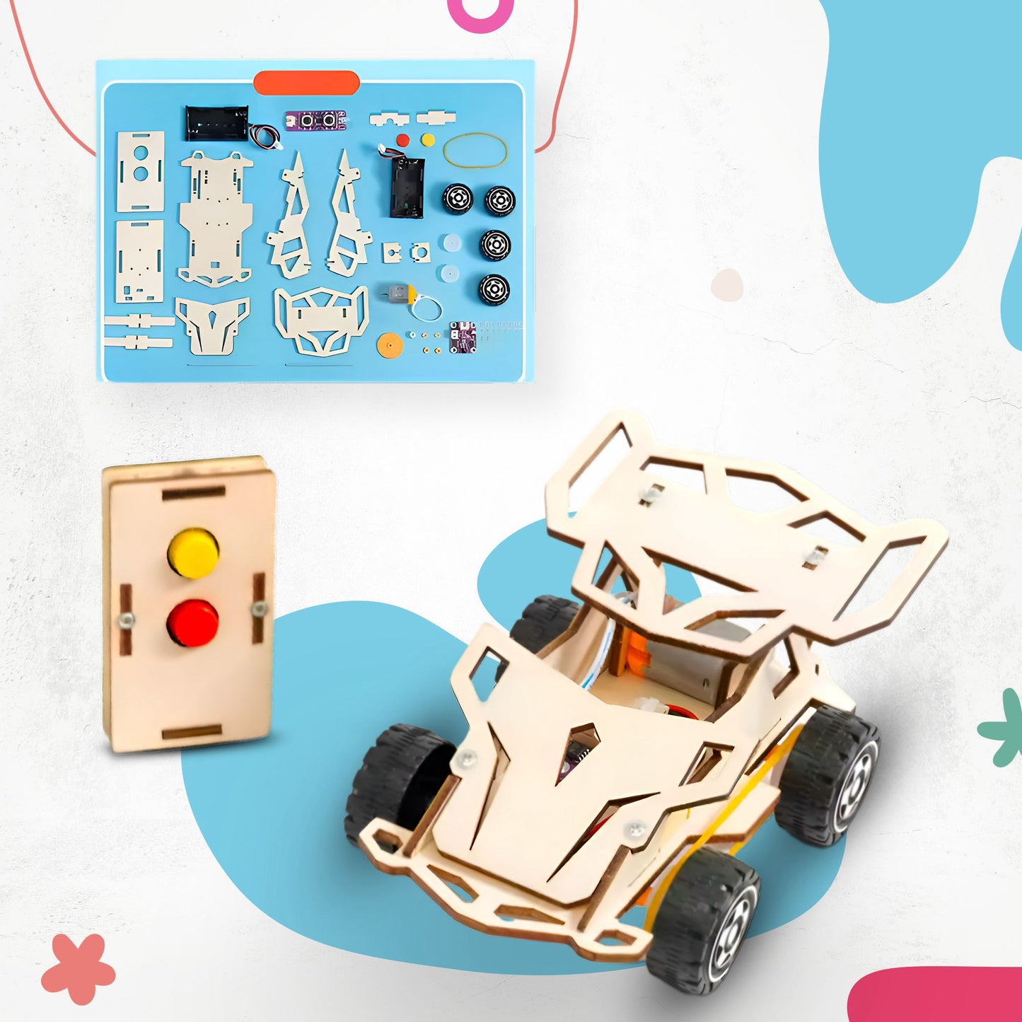 DIYWheels RC Holzauto Bauset